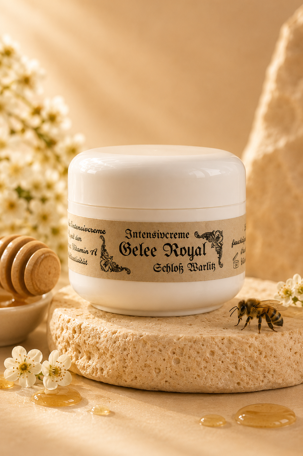 Gelee Royale Creme Gold – Intensive Regeneration &amp; Strahlkraft (50ml) | Schloss Warlitz