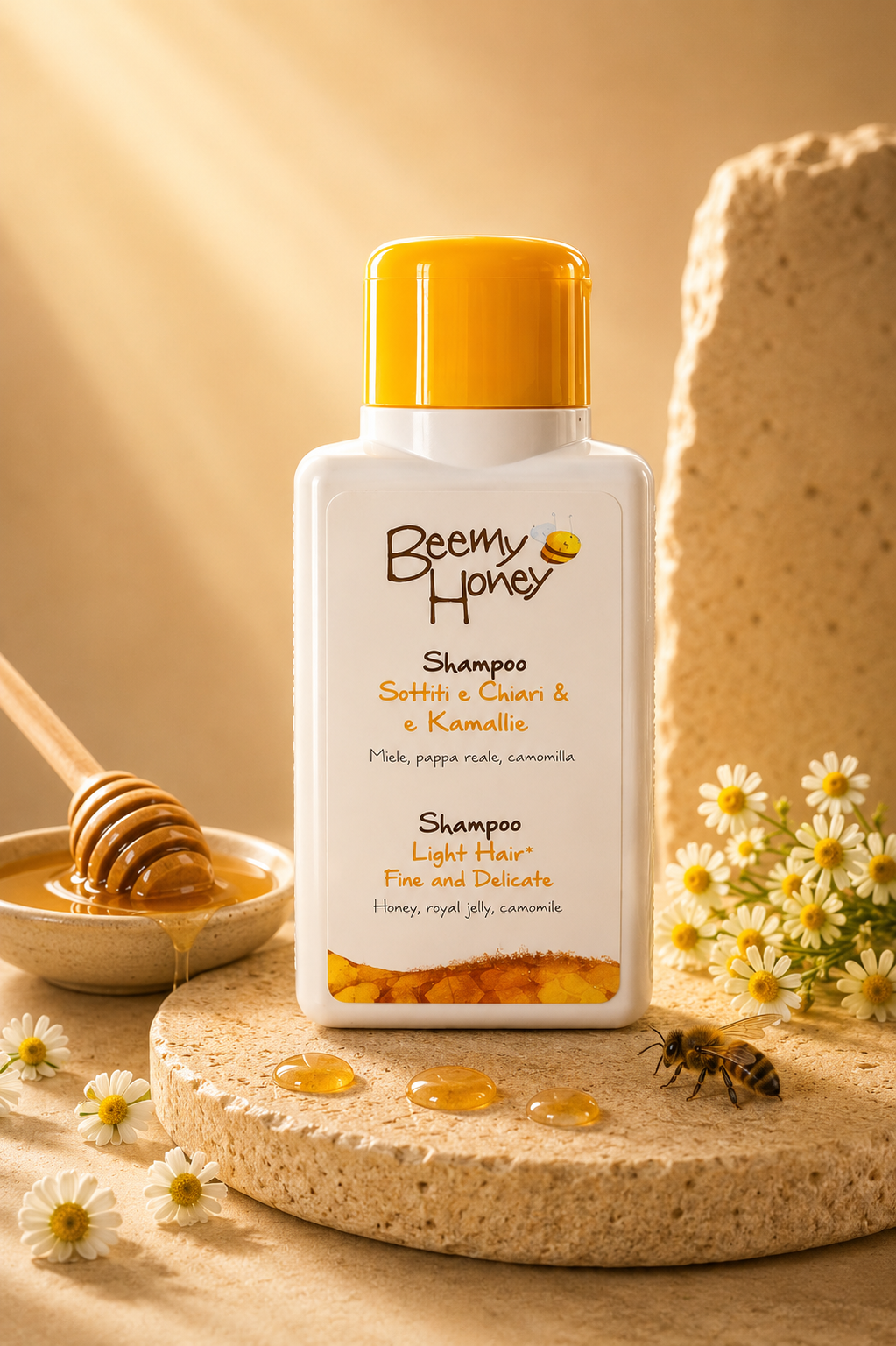 Blond Shampoo mit Honig – Sanfte Pflege für feines Haar | Schloss Warlitz